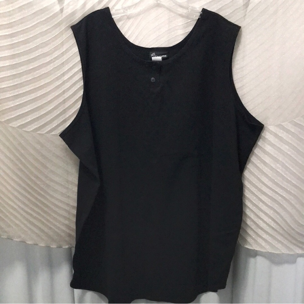 Sleeveless Shirt Plus Size